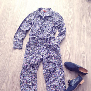 Joe Fresh Floral Jumpsuit
